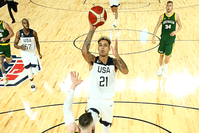tsx pix 2019-822 kuzma, kyle scores vs AUS (USAB)