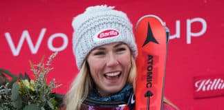ALPINE SKIING: Shiffrin wins season-ending Slalom, but race for the seasonal Crystal Globe will go down to Wednesday’s Giant Slalom