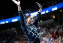 TSX REPORT: Biles and U.S. star in women’s Gym Worlds qualifying; hammer breaks a leg at Asian Games; Britain and Canada upset on Paralympic vote
