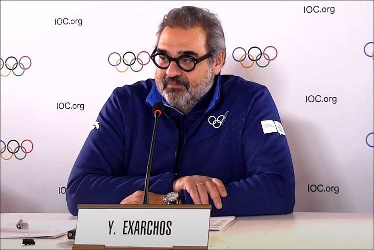 tsx pix 2024124 exarchos yiannis news conf (ioc) The Sports Examiner