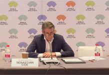 ATHLETICS: Coe says World Athletics is a “growth business”; 95% of all World Championships women entries have been tested so far