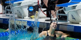 SWIMMING: Walsh breaks own women’s 100 Fly world record again at Ft. Lauderdale Open, as Marchand and Douglass each take four wins!