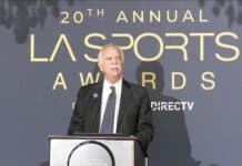 LOS ANGELES: Olympic legends Miller and Naber, football “stars” Cantor and Rothenberg honored at 20th L.A. Sports Awards
