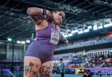 ATHLETICS: Jackson extends U.S. women’s shot record, Hocker outduels Nuguse for 3,000 m title at USATF Indoor Nationals