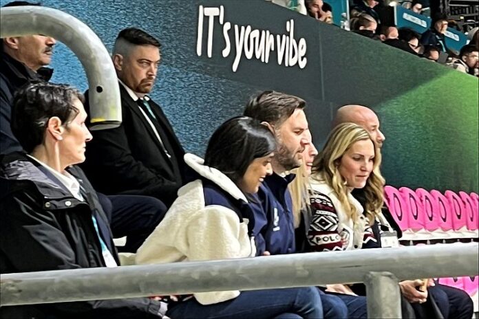 MILAN CORTINA 2026: U.S. V.P. Vance and family and Secretary Rubio attend U.S. women’s 5-1 opening win over Czech Republic