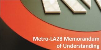 LOS ANGELES 2028: LA28 “Memorandum of Understanding” with Metro says transit agency will offer service up to the amount of money it receives