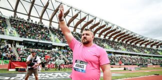 ATHLETICS: Kovacs grabs world shot lead at Rabat Diamond League, with more U.S. wins for Bednarek, Patterson, Nuguse, Sturgis and Sion!
