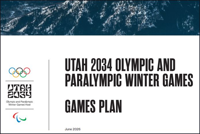 UTAH 2034: First “Games Plan” document published, with ambition to “permanently endow winter sport in Utah” and future Games UTAH 2034: First “Games Plan” document published, with ambition to “permanently endow winter sport in Utah” and future Games