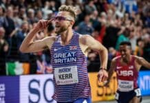 ATHLETICS: Kerr storms to 3:42.66 mile world record at London Diamond League, with U.S. wins for Benjamin, Miller, Tharp, Kendricks, Jackson!